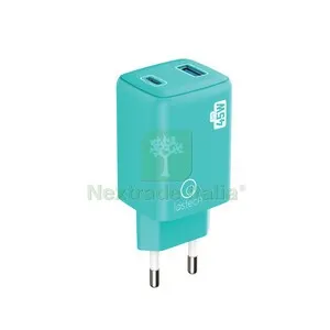 Caricatore GAN 45W Blu USB-C/USB-A Cavo USB-C/USB-C — Cavi e fili — rif. FERX.514191 Caricatore GAN 45W Blu USB-C/USB-A Cavo USB-C/USB-C — Cavi e fili — rif. FERX.514191