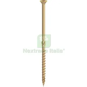 50PZ Vite P/Legno Port. TSP TX-40 8 X320MM ZN Gialla — Viti — rif. FERX.514275