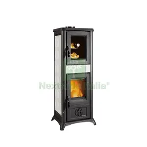 Stufa Legna C/Forno 7,3 KW Gemma Ceram Bian V6 — Attrezzi da giardino — rif. FERX.514438
