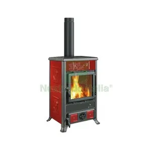 Stufa Legna 9 KW Rossella R1.16 Ceram Bordeaux V6 — Attrezzi da giardino — rif. FERX.514444 Stufa Legna 9 KW Rossella R1.16 Ceram Bordeaux V6 — Attrezzi da giardino — rif. FERX.514444