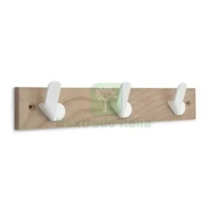 APPENDIABITI IN LEGNO INOFIX 3 POSTI BIANCO — Casalinghi e organizzazione — rif. FERX.514599 APPENDIABITI IN LEGNO INOFIX 3 POSTI BIANCO — Casalinghi e organizzazione — rif. FERX.514599