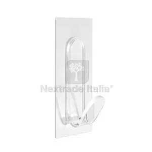 6PZ GANCIO ADESIVO RIUTILIZZABILE INOFIX TRASPARENTE — Accessori bagno — rif. FERX.514614 6PZ GANCIO ADESIVO RIUTILIZZABILE INOFIX TRASPARENTE — Accessori bagno — rif. FERX.514614