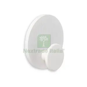 6PZ GANCIO ADESIVO IN LEGNO INOFIX BIANCO — Accessori bagno — rif. FERX.514616 6PZ GANCIO ADESIVO IN LEGNO INOFIX BIANCO — Accessori bagno — rif. FERX.514616