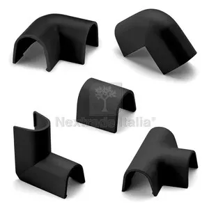 GIUNTO P/CANALINA INOFIX CF 10 PZ NERO — Canaline e centralini — rif. FERX.514618