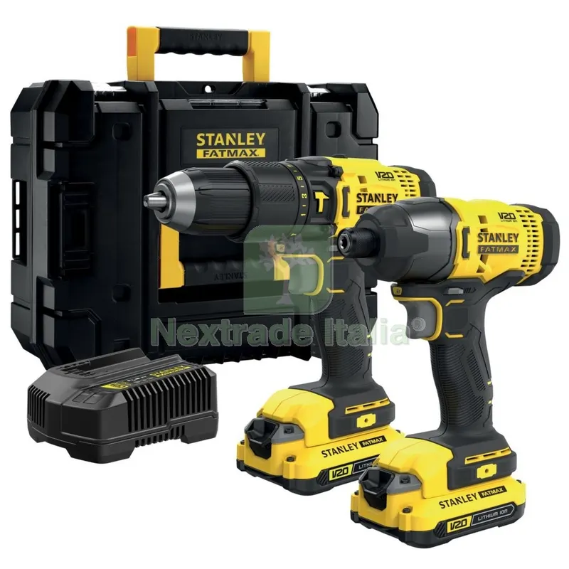 Fatmax Superkit 1+1 2BATTERIA 18VP 2,AH SFMCK465D2T — Trapani e avvitatori — rif. FERX.5223 Fatmax Superkit 1+1 2BATTERIA 18VP 2,AH SFMCK465D2T — Trapani e avvitatori — rif. FERX.5223