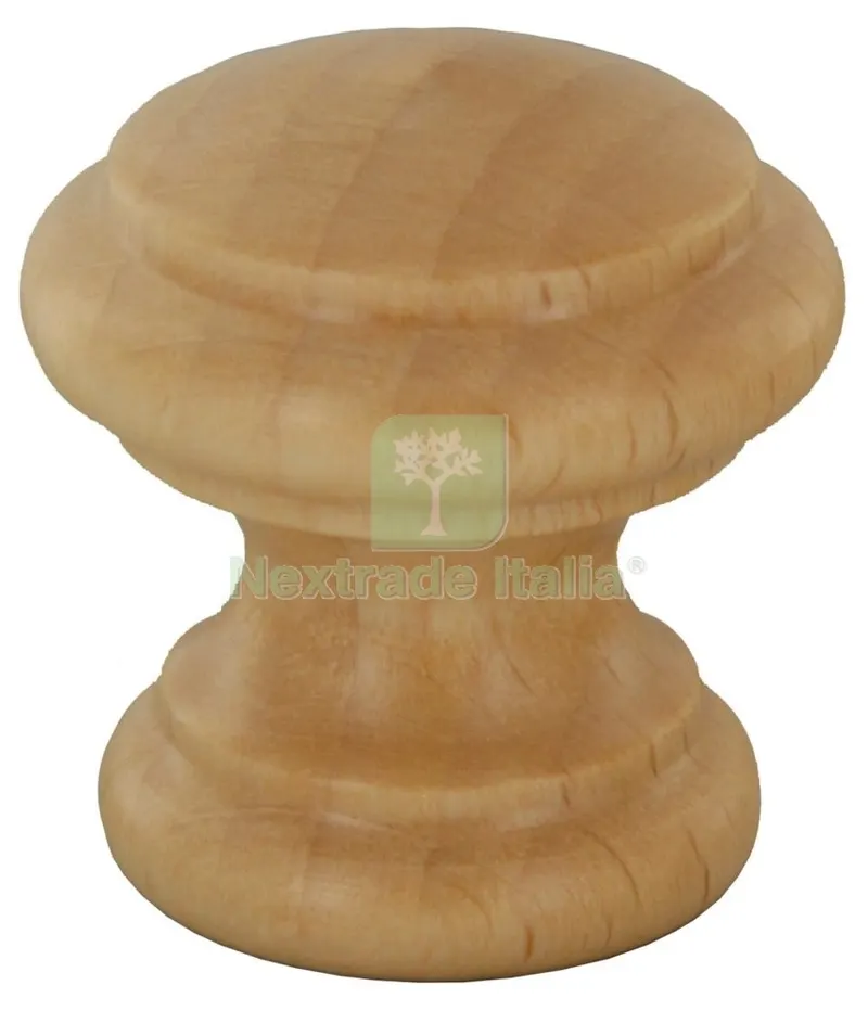 25PZ Pomolo in Legno Naturale ART. 114A MM.38 — Maniglie e pomelli — rif. FERX.5256 25PZ Pomolo in Legno Naturale ART. 114A MM.38 — Maniglie e pomelli — rif. FERX.5256