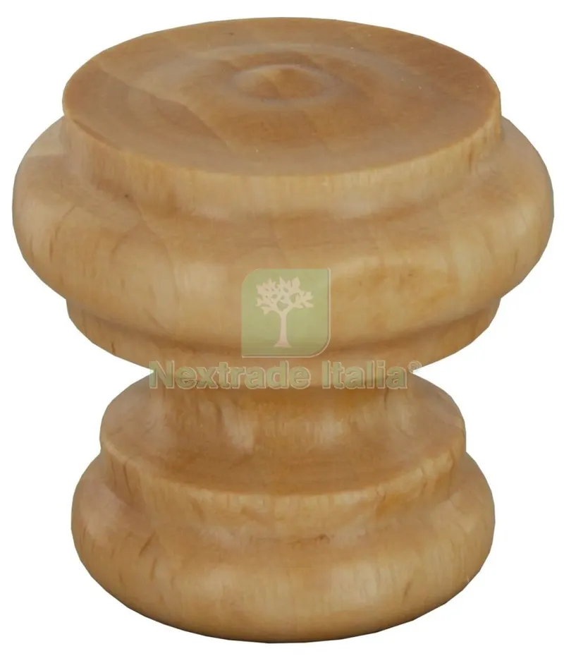 25PZ Pomolo in Legno Naturale ART. 102C MM.30 — Maniglie e pomelli — rif. FERX.5257