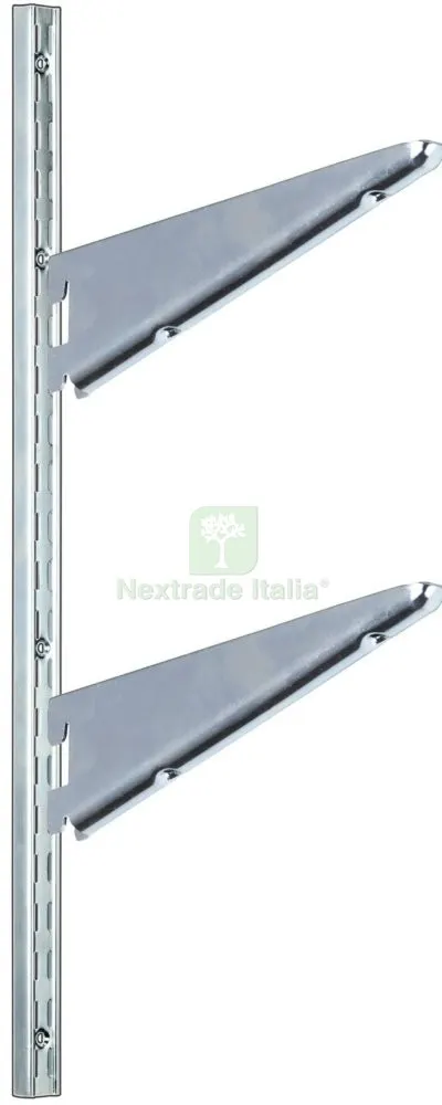 10PZ REGGIMENSOLA 2 GANCI ART. 2770 CM.20 ZINCATO — Ferramenta per legno e mobili — rif. FERX.5272