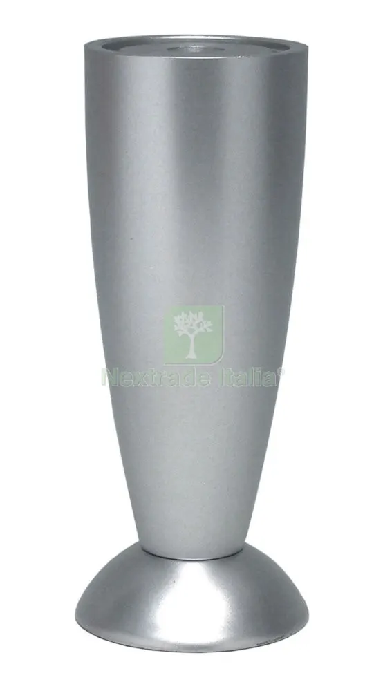 5PZ PIEDINO IN ABS REGOLABILE,ALTEZZA 12 CM ALLUMINIO — Accessori bagno — rif. FERX.52779 5PZ PIEDINO IN ABS REGOLABILE,ALTEZZA 12 CM ALLUMINIO — Accessori bagno — rif. FERX.52779