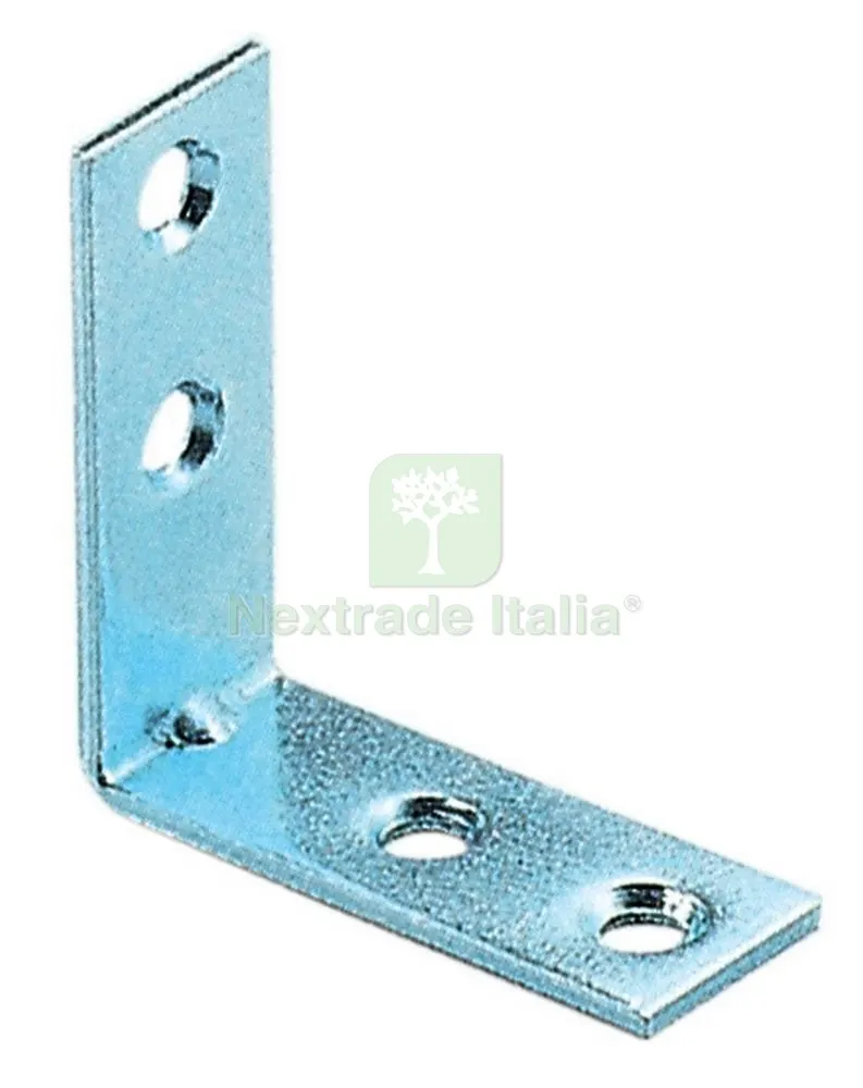 6BLISTER BL LASTRINE A 4 FORI ANGOLO 60X60 MM (PZ.5) — Piastre e angolari — rif. FERX.52861