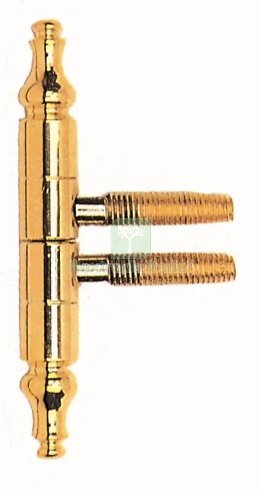 6BLISTER Blister Anube Barocco Acciaio Bronzate da 11 (PZ.2) — Cerniere e cardini — rif. FERX.53181