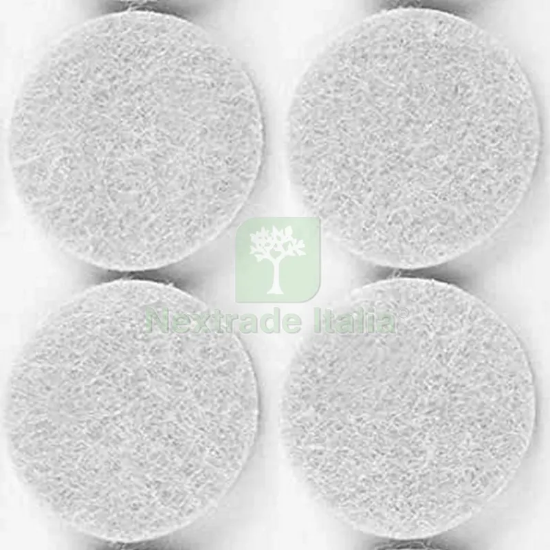 50CF CONFEZIONE FELTRINI X SEDIE BIANCO MM.22 — Ferramenta per legno e mobili — rif. FERX.5366 50CF CONFEZIONE FELTRINI X SEDIE BIANCO MM.22 — Ferramenta per legno e mobili — rif. FERX.5366