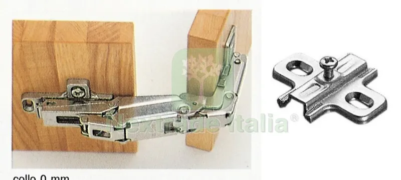 4BLISTER BL CERNIERE SALICE C2AF-A99 A 165COLLO 0 + BASETTE (PZ.2) — Cerniere e cardini — rif. FERX.54049 4BLISTER BL CERNIERE SALICE C2AF-A99 A 165COLLO 0 + BASETTE (PZ.2) — Cerniere e cardini — rif. FERX.54049
