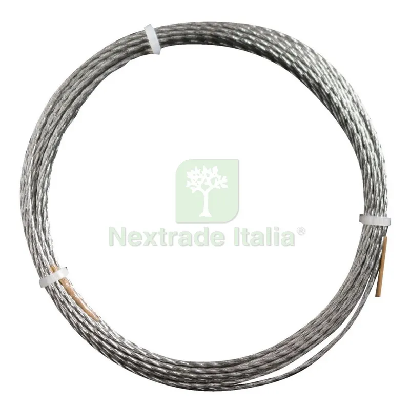 6PL PL Cavetto Acciaio 42F Diametro 2 (ML.10) — Fili, cavetti e catene metalliche — rif. FERX.54130