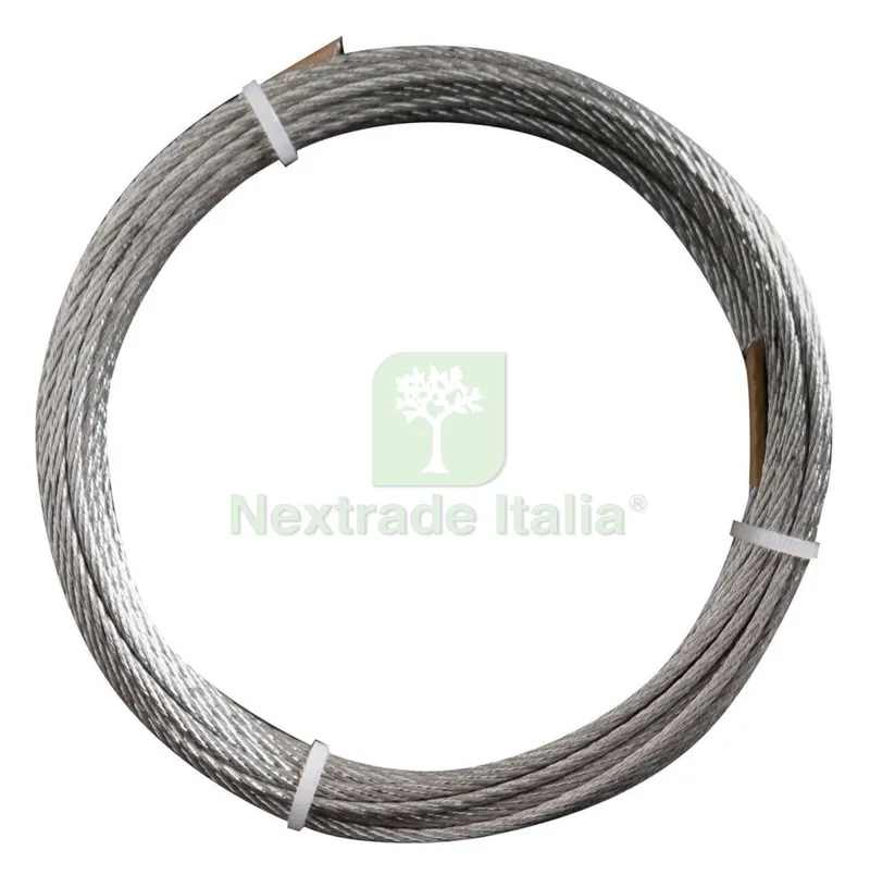 6PL PL Cavetto Acciaio 42F Diametro 3 (ML.10) — Fili, cavetti e catene metalliche — rif. FERX.54131