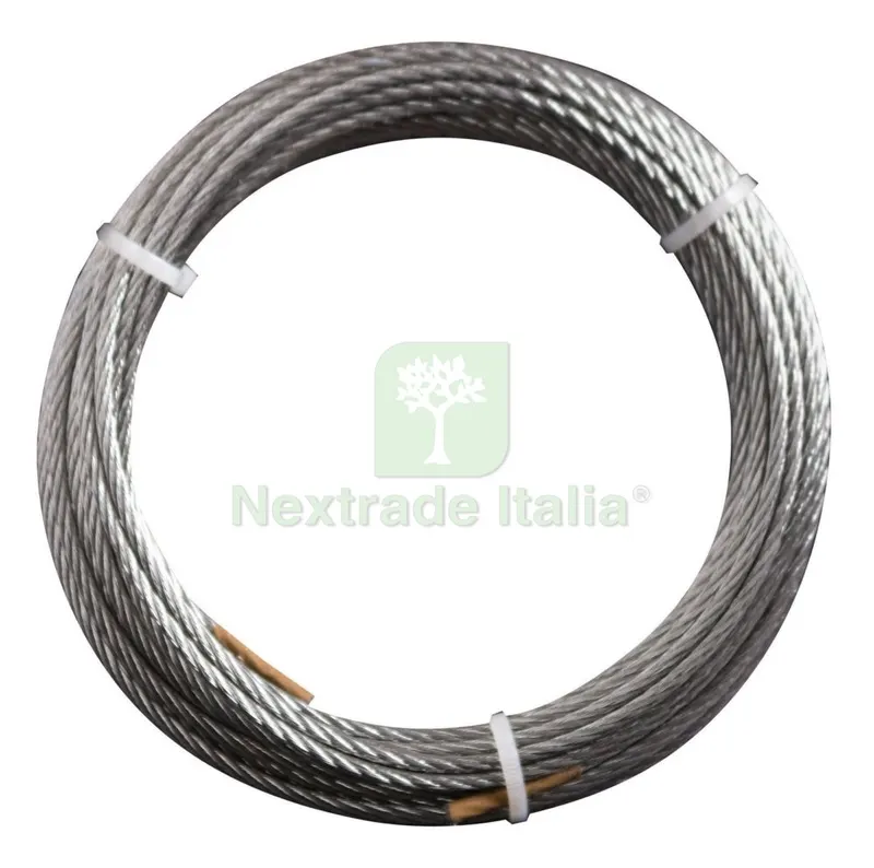2PL PL Cavetto Acciaio 54F Diametro 4 (ML.10) — Fili, cavetti e catene metalliche — rif. FERX.54132