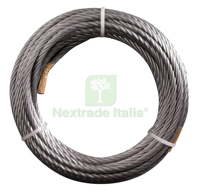 2PL PL Cavetto Acciaio 72F Diametro 6 (ML.10) — Fili, cavetti e catene metalliche — rif. FERX.54134