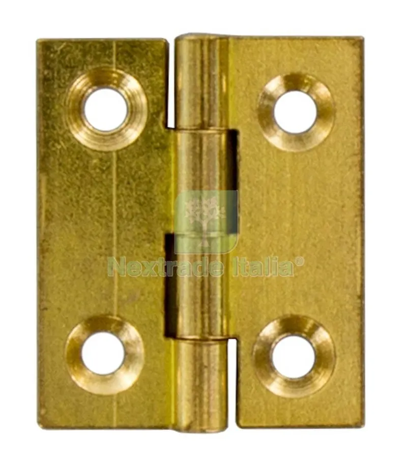 24PZ Cerniera Fresata Piana Oro Satinato GR.30X25 — Cerniere e cardini — rif. FERX.5415 24PZ Cerniera Fresata Piana Oro Satinato GR.30X25 — Cerniere e cardini — rif. FERX.5415