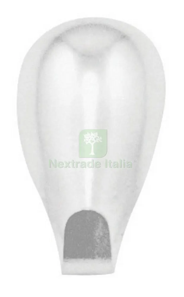 6BLISTER Blister Appendiquadro Goccia Argento (PZ.5) — Ferramenta per legno e mobili — rif. FERX.54245