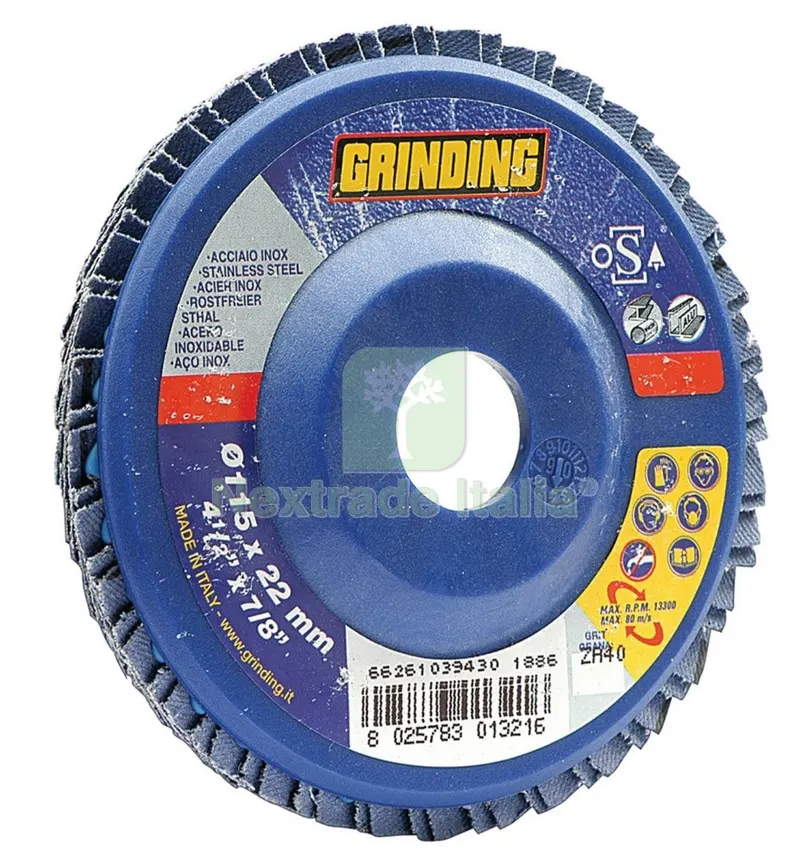 10PZ GRINDING DISCO ZIRCONIO LAMELLE MM.180 GR. 60 — Punte, frese e dischi — rif. FERX.543 10PZ GRINDING DISCO ZIRCONIO LAMELLE MM.180 GR. 60 — Punte, frese e dischi — rif. FERX.543