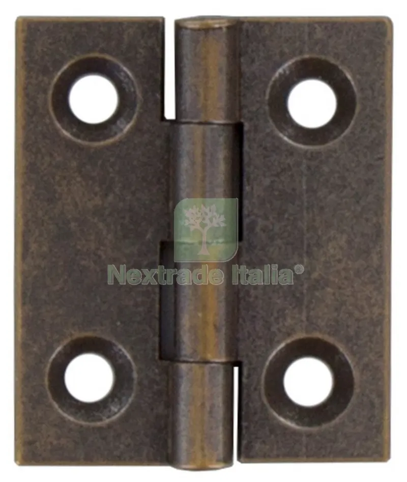 24PZ Cerniera Fresata Piana Oro Bronzato GR.30X25 — Cerniere e cardini — rif. FERX.5433 24PZ Cerniera Fresata Piana Oro Bronzato GR.30X25 — Cerniere e cardini — rif. FERX.5433