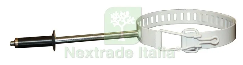 25PZ COLLARI X TUBI DI STUFA BIANCHI CM.8-14 — Fascette e collari — rif. FERX.5441 25PZ COLLARI X TUBI DI STUFA BIANCHI CM.8-14 — Fascette e collari — rif. FERX.5441