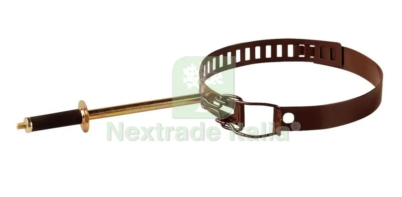 25PZ COLLARI X TUBI DI STUFA MARRONI CM.8-14 — Fascette e collari — rif. FERX.5442 25PZ COLLARI X TUBI DI STUFA MARRONI CM.8-14 — Fascette e collari — rif. FERX.5442