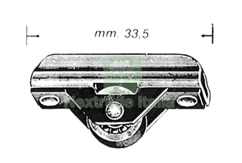 SC CARRELLO A 1 RUOTA PER CRISTALLO 4 PZ — Cristalleria e tavola — rif. FERX.54427