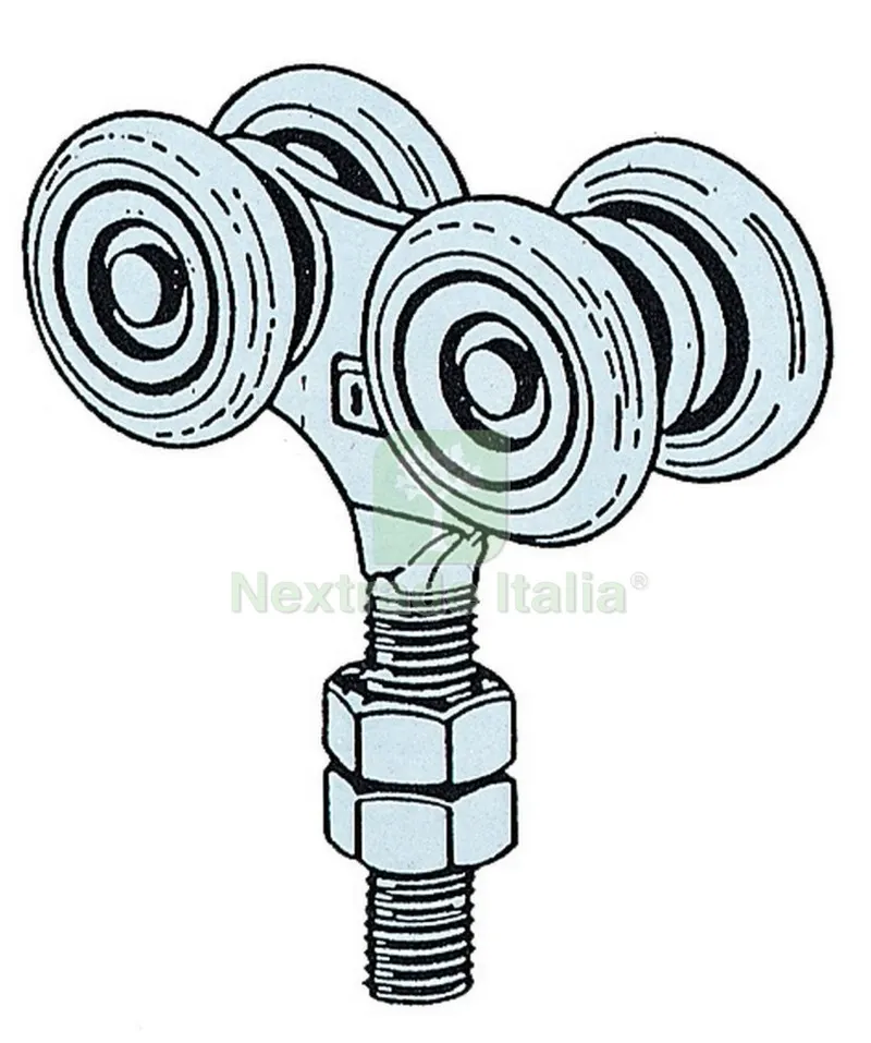 PL OMGE CARRELLO A 4 RUOTE ART. 53 — Ferramenta porte e finestre — rif. FERX.54448