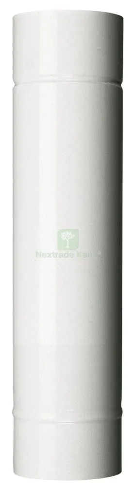 12PZ TUBO X STUFA CM. 50 DIAMETRO 10 BIANCO — Tubi e raccordi — rif. FERX.5475