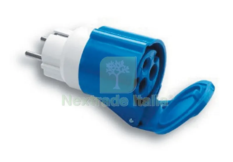 FME ART.73.001 ADATTATORE SCHUKO- 2PRESE+TERRA-220V — Interruttori e prese — rif. FERX.5524