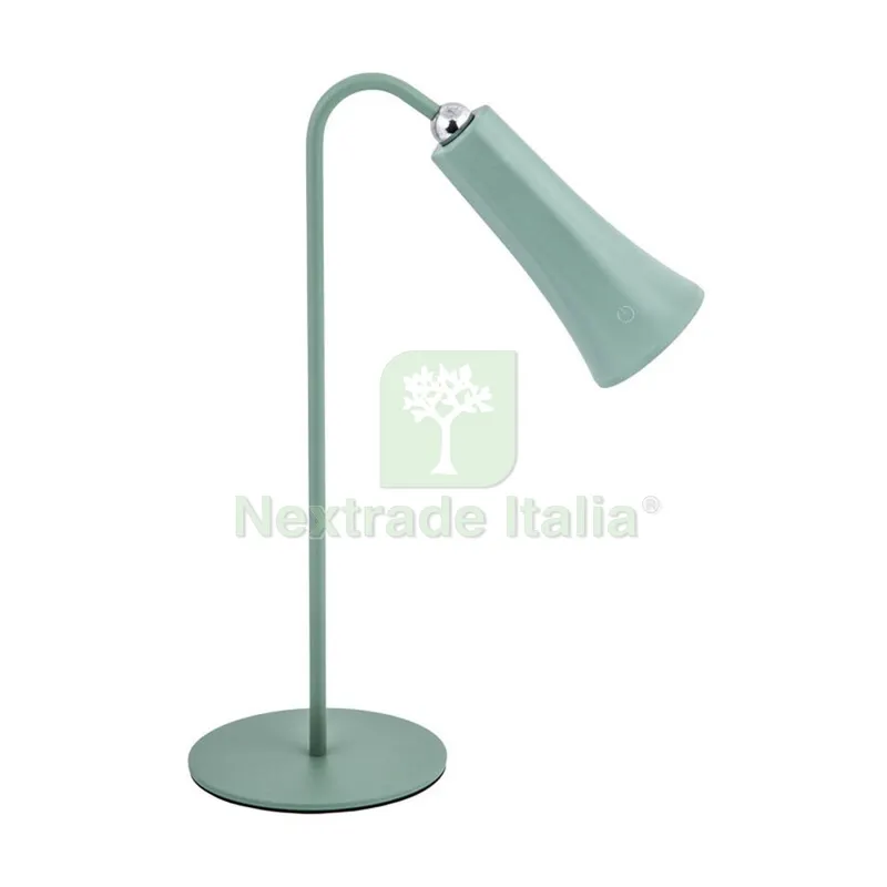 12PZ Lampada LED Ricaricabile da Tavolo Alice Verde — Illuminazione — rif. FERX.552595 12PZ Lampada LED Ricaricabile da Tavolo Alice Verde — Illuminazione — rif. FERX.552595