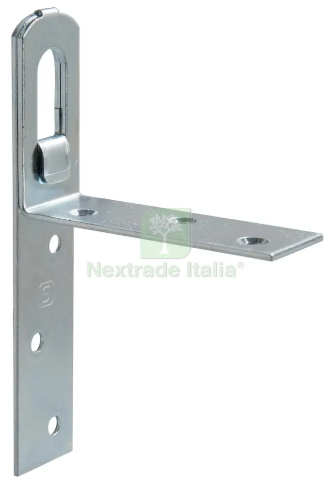 100PZ LASTRINA PER PENSILI TIPO PESANTE ACCIAIO ZINCATO — Piastre e angolari — rif. FERX.55404 100PZ LASTRINA PER PENSILI TIPO PESANTE ACCIAIO ZINCATO — Piastre e angolari — rif. FERX.55404