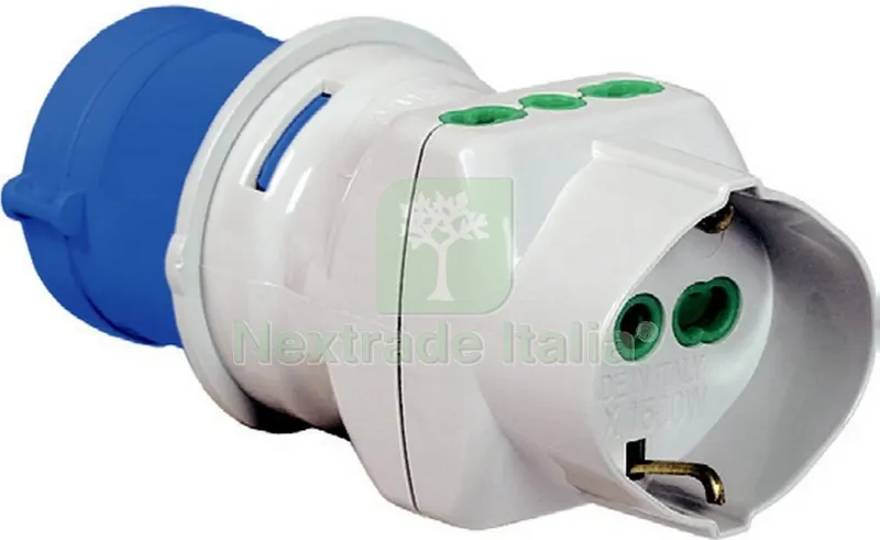 FME ART.73.090 Adattatore CE 2 PRESE+TERRA-2 Bipasso Schuko — Illuminazione — rif. FERX.5546