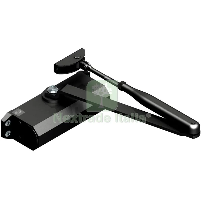 CHIUDIPORTA DOM COMPACT 1000 NERO SENZA ARRESTO — Ferramenta porte e finestre — rif. FERX.55476 CHIUDIPORTA DOM COMPACT 1000 NERO SENZA ARRESTO — Ferramenta porte e finestre — rif. FERX.55476