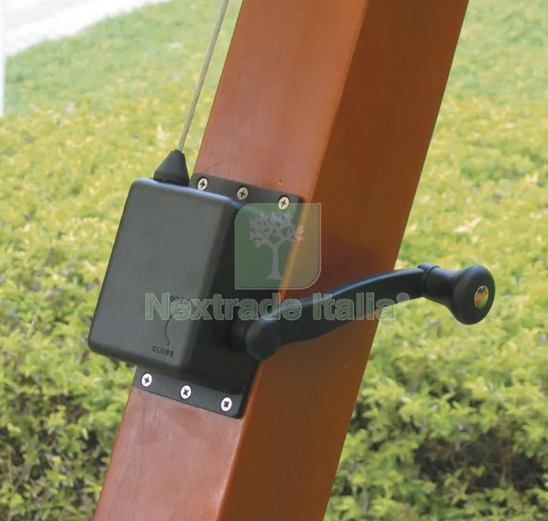 ARGANELLO X OMBRELLONE "MAXIMA" LEGNO E ALLUMINIO — Tempo libero outdoor — rif. FERX.55512 ARGANELLO X OMBRELLONE "MAXIMA" LEGNO E ALLUMINIO — Tempo libero outdoor — rif. FERX.55512