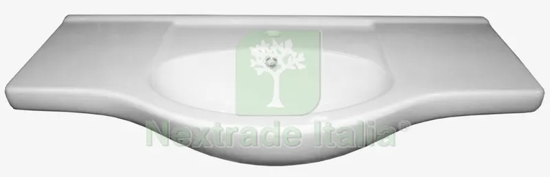 LAVABO IN CERAMICA CM. 85 PER MOBILE EVA — Sanitari e ceramiche — rif. FERX.55526 LAVABO IN CERAMICA CM. 85 PER MOBILE EVA — Sanitari e ceramiche — rif. FERX.55526