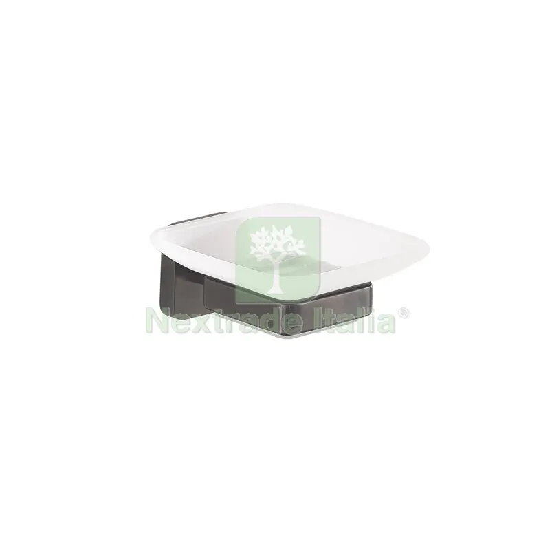 4PZ GEDY TONGA PORTASAPONE GUN METAL — Accessori bagno — rif. FERX.555265 4PZ GEDY TONGA PORTASAPONE GUN METAL — Accessori bagno — rif. FERX.555265