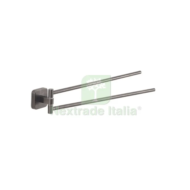 Gedy Tonga Portasalviette a Snodo GUN Metal — Accessori bagno — rif. FERX.555275