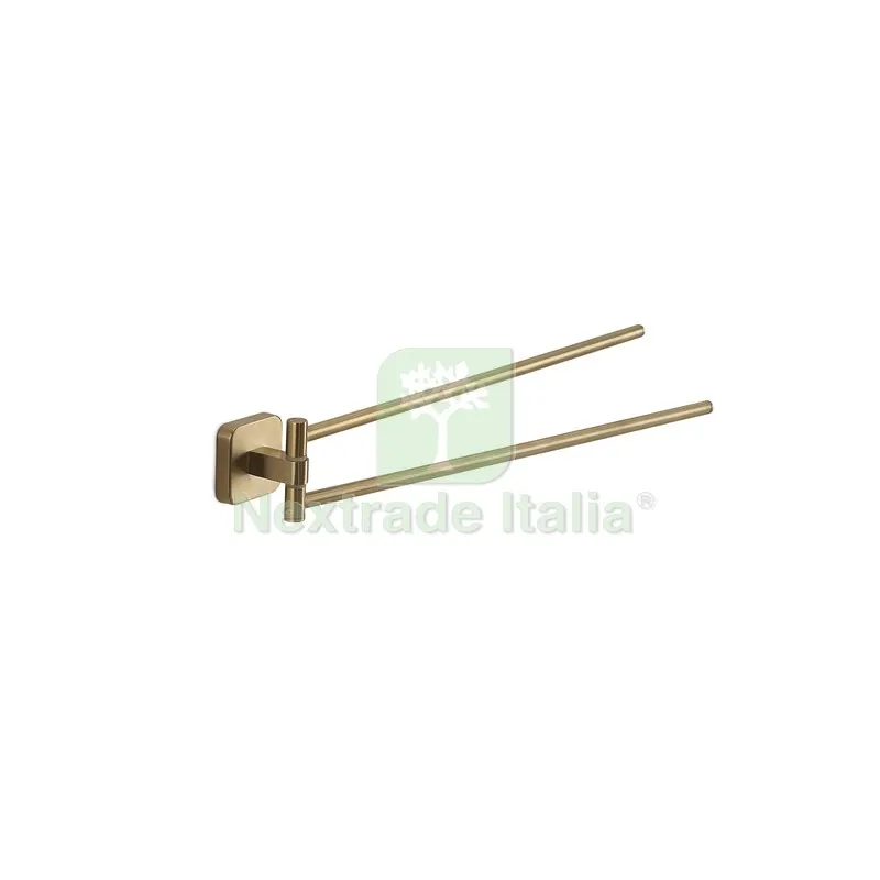 4PZ GEDY TONGA PORTASALVIETTE A SNODO ORO MATT — Accessori bagno — rif. FERX.555276 4PZ GEDY TONGA PORTASALVIETTE A SNODO ORO MATT — Accessori bagno — rif. FERX.555276