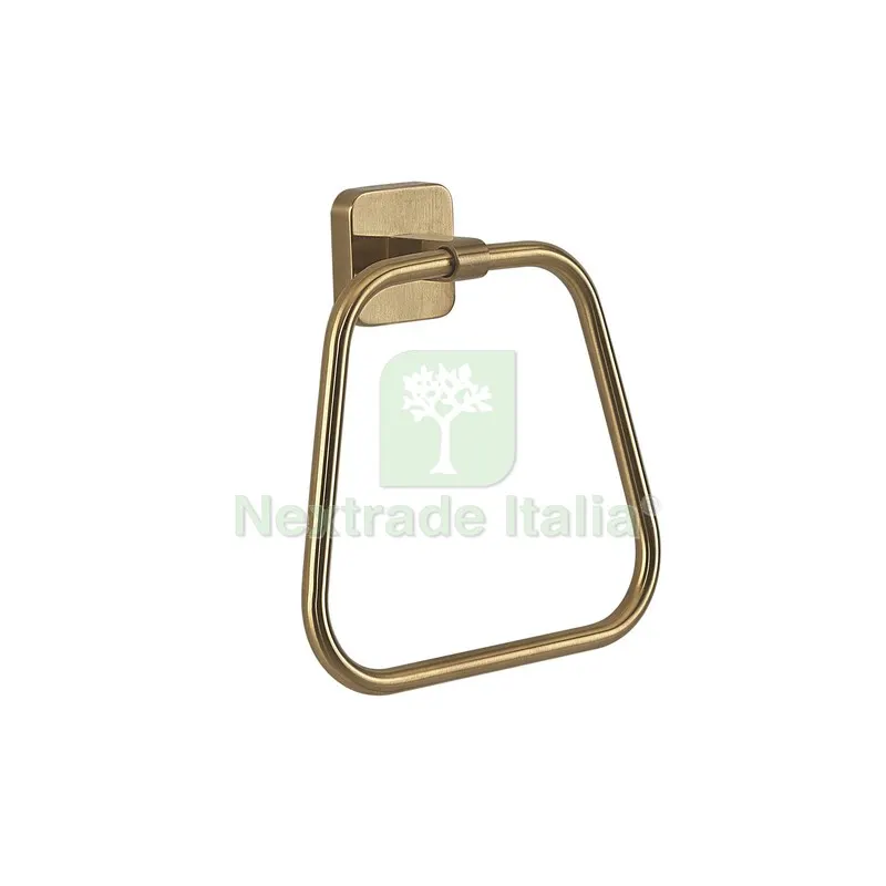 GEDY TONGA PORTASALVIETTE AD ANELLO ORO MATT — Accessori bagno — rif. FERX.555278 GEDY TONGA PORTASALVIETTE AD ANELLO ORO MATT — Accessori bagno — rif. FERX.555278