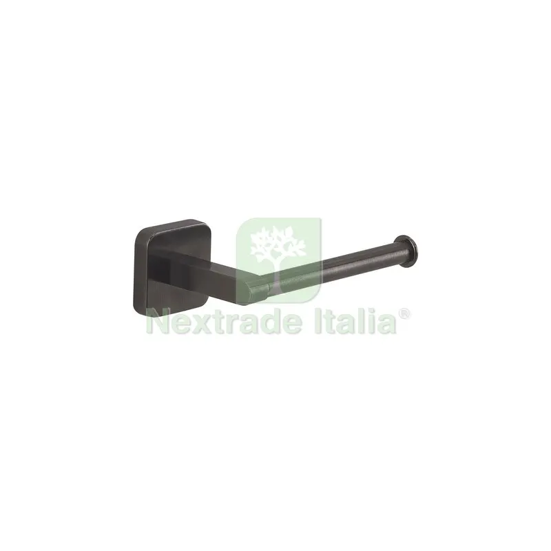 GEDY TONGA PORTAROTOLO GUN METAL — Accessori bagno — rif. FERX.555279