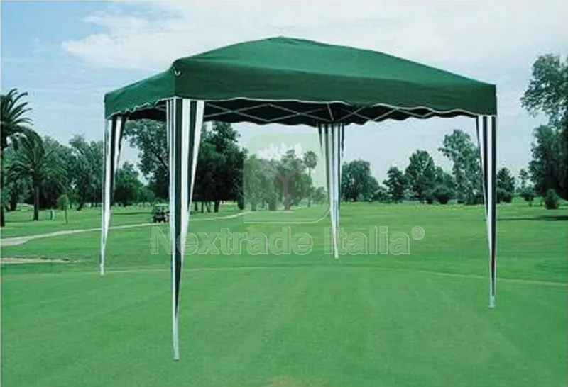 Gazebo "rapid" Ripieghevole MT.3X3 Verde — Gazebo e strutture giardino — rif. FERX.55532 Gazebo "rapid" Ripieghevole MT.3X3 Verde — Gazebo e strutture giardino — rif. FERX.55532