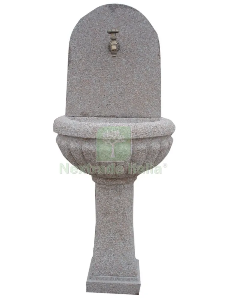 Fontana Pietra "granito Rosa" 85069 H.130 — Docce e arredo acqua da giardino — rif. FERX.55544 Fontana Pietra "granito Rosa" 85069 H.130 — Docce e arredo acqua da giardino — rif. FERX.55544