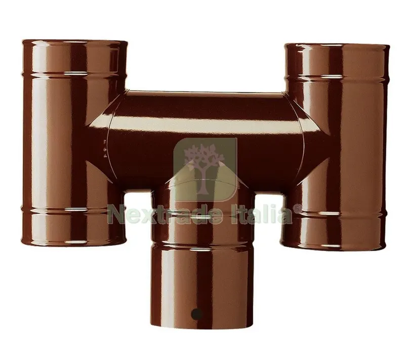 Camino AD H Diametro 12 Marrone — Stufe e camini — rif. FERX.5557