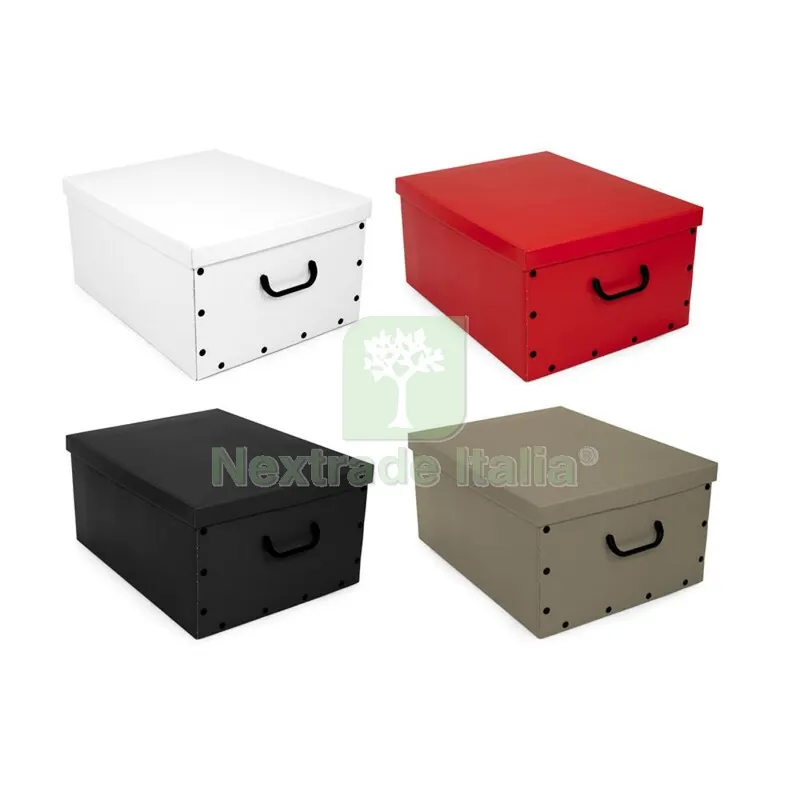 Scatola in Cartone 50X39XH24,5CM Tinta Unita ASS — Casalinghi e organizzazione — rif. FERX.556425