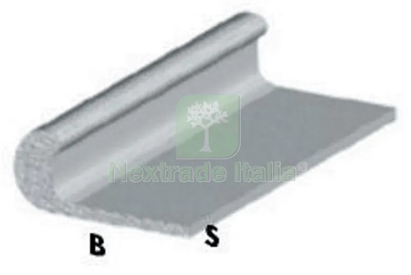 5PZ Profilo Argento H.100 cm Unghietta 22X1 mm — Profili e angolari decorativi — rif. FERX.55682