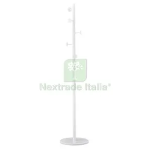 Appendiabiti Jerry Metallo Bianco DIM 37X37X173CM — Casalinghi e organizzazione — rif. FERX.557267 Appendiabiti Jerry Metallo Bianco DIM 37X37X173CM — Casalinghi e organizzazione — rif. FERX.557267