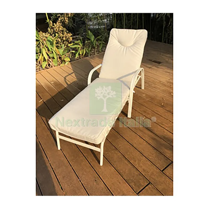 2PZ Poltrona Lounger Crema Opaco 022300 Giove — Arredo — rif. FERX.55744