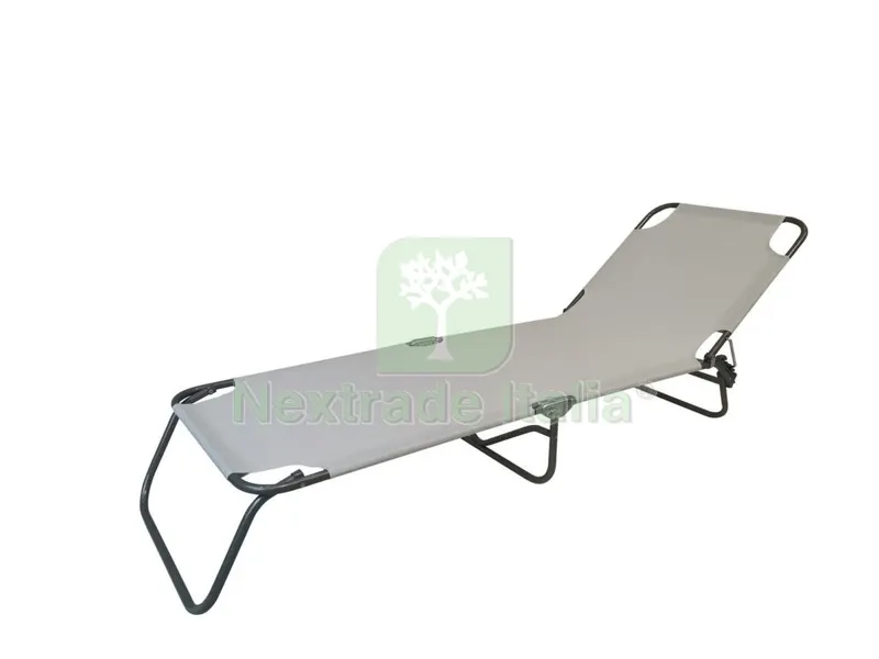 4PZ Lettino Spiaggia CM 188X55 Bianco 022721 — Tempo libero outdoor — rif. FERX.55750